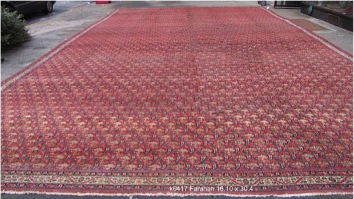 Antique Persian Farahan Rug