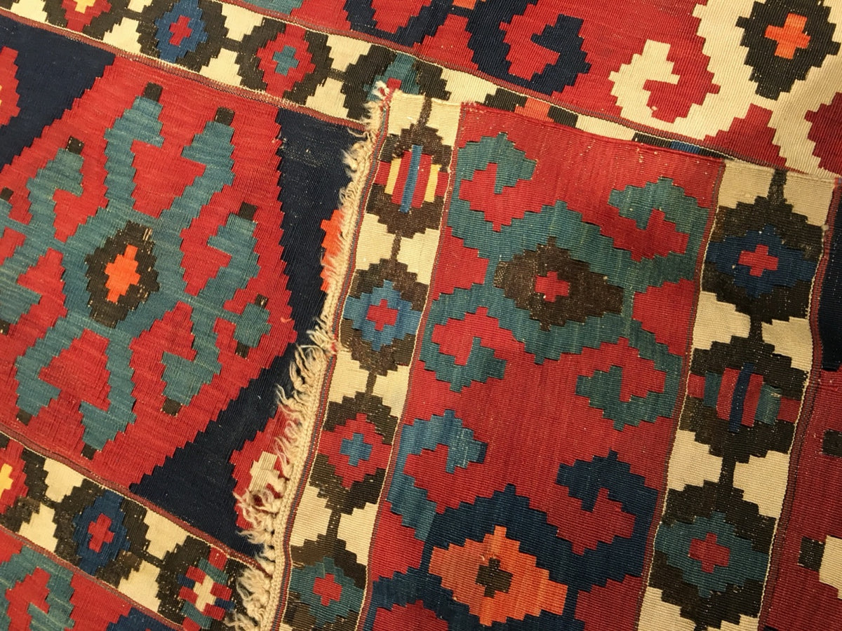 Antique Caucasian Kilim